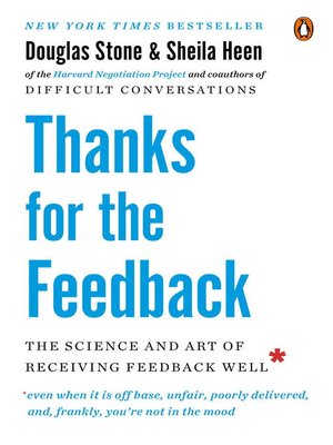 cover image of Thanks for the Feedback